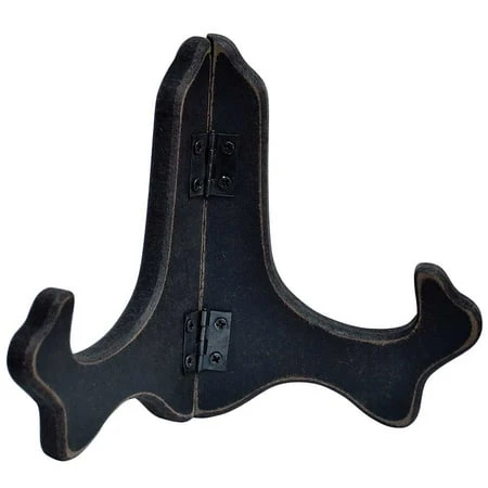 Small Black Plate Stand For Displaying Plates And Decorative Items