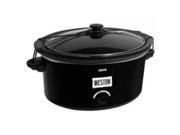 Weston 03-2100-w 5 Quart Portable Slow Cooker With Lid Latch Strap