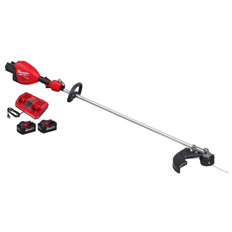 Milwaukee M18 Fuel 3006-22 17 In. Dual Battery String Trimmer Kit With Charger