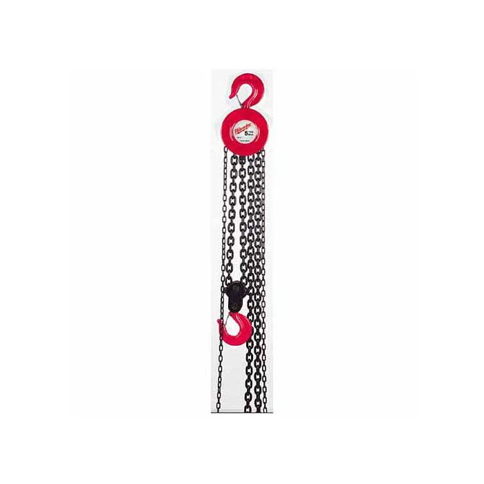 Milwaukee 9673-20 1 Ton Chain Hoist With Hardened Load Chain
