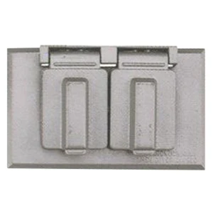 Teddico Fc-81av Weatherproof Duplex Outlet Cover - 4.5" X 2.75" Bronze