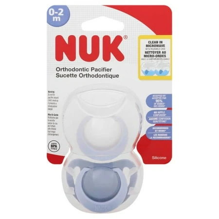 NUK PACIFIER NEWBORN SZ 1 2PK