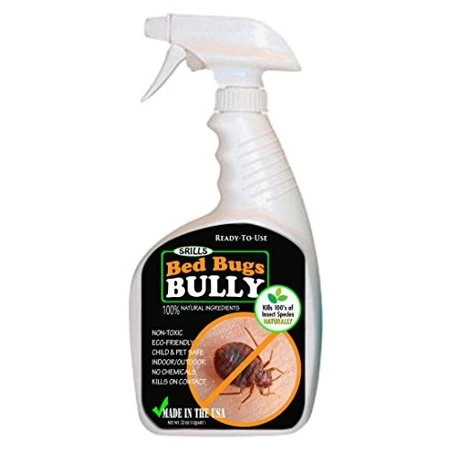 Srills Sri1003 Bed Bugs Bully 32oz Organic Non Toxic Bed Bug Killer Spray