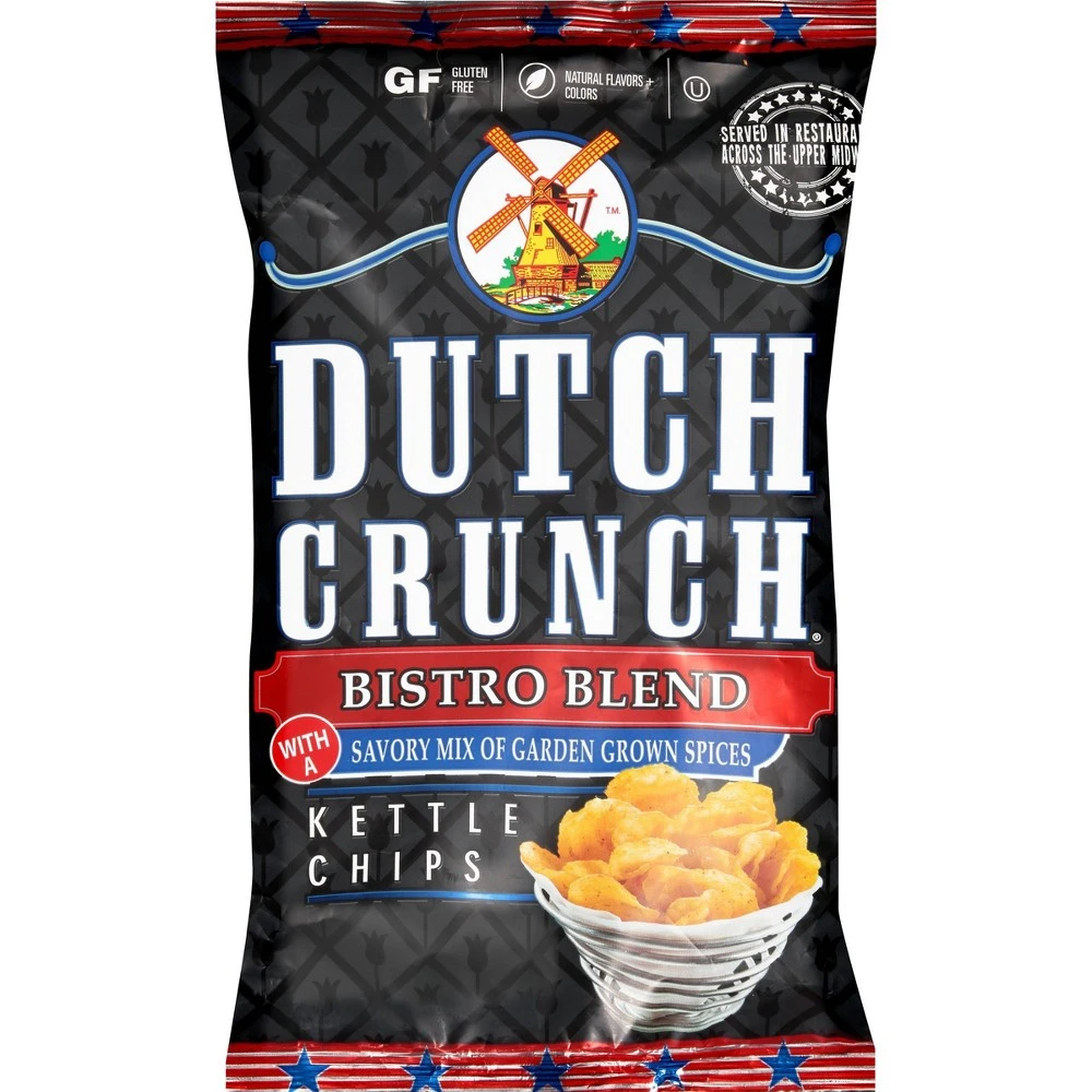OLD DUTCH DUTCH CRUNCH BISTRO BLEND KETTLE CHIPS 9OZ