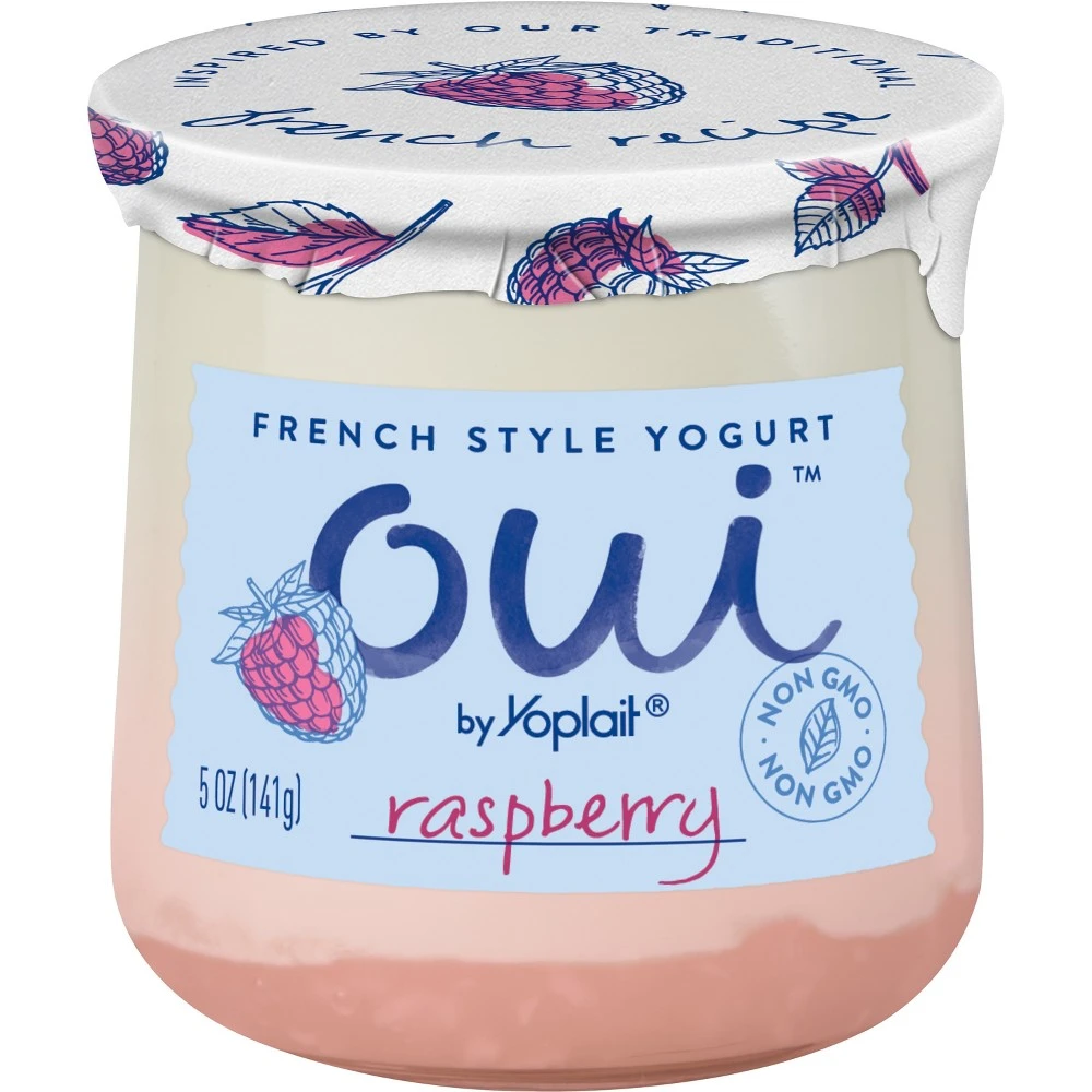 OUI FRENCH YOGURT RASPBERRY 5OZ