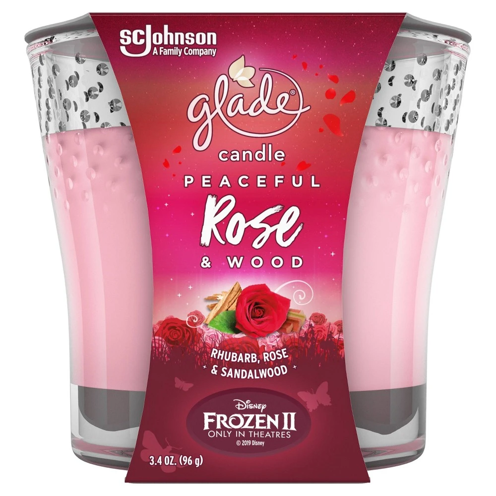 GLADE HOLIDAY CANDLE PINK
