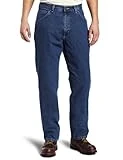 Key Apparel Men's Relaxed Fit Enzyme Wash Ring Spun Denim Dungaree 32x36