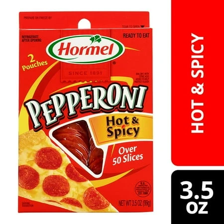 HORMEL HOT SPICY PEPPERONI 3.5OZ