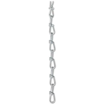 Peerless Industrial Group Twin Loop Chains, Size 2/0, 175 Ft, 255 Lb Limit, Bright Zinc