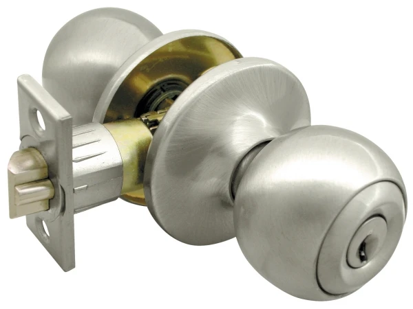 Ultra 43895 Satin Nickel Valley Forge Series Keyed Entry Lockset
