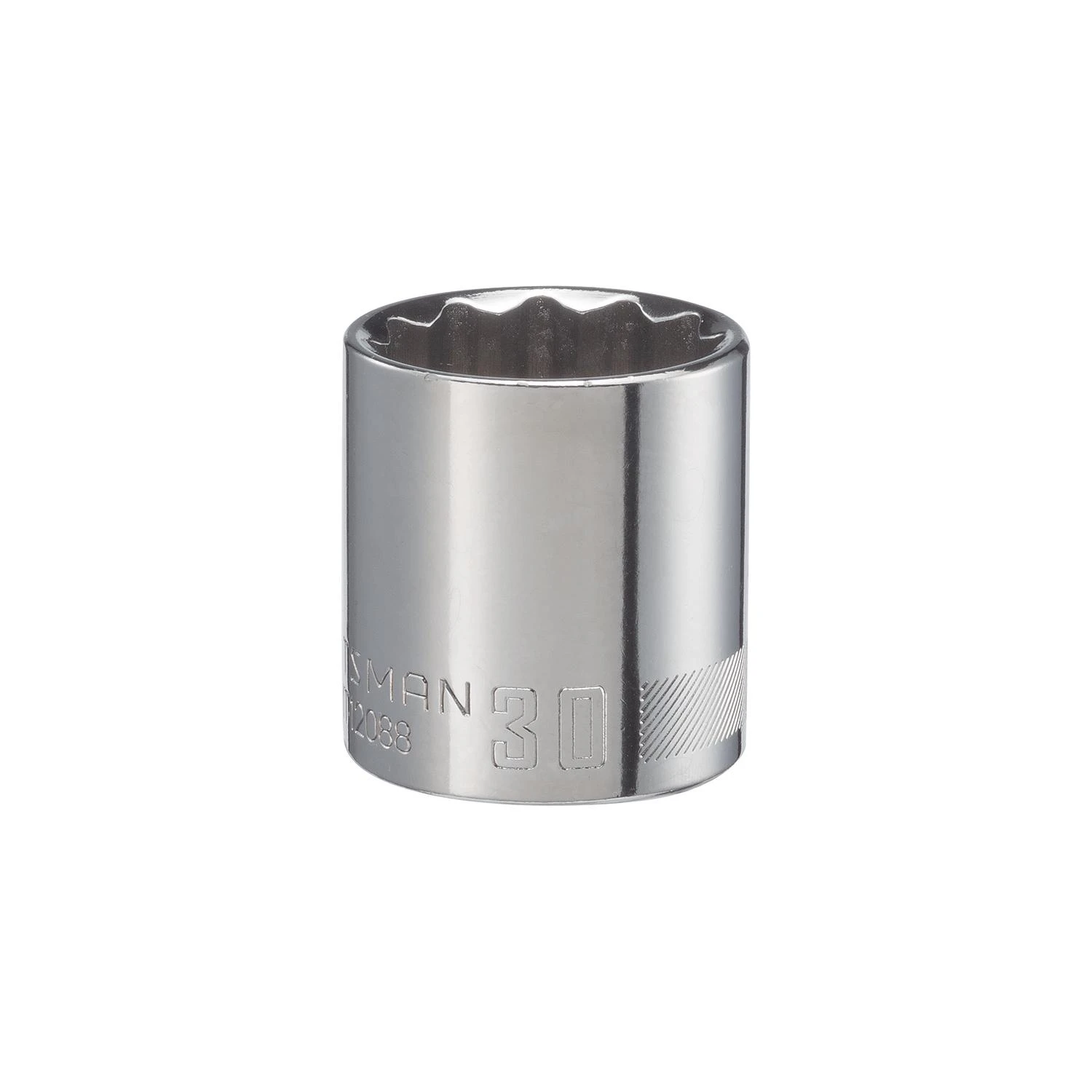 Craftsman 30 Mm X 1/2 In. Drive 12 Point Shallow Socket 1 Piece