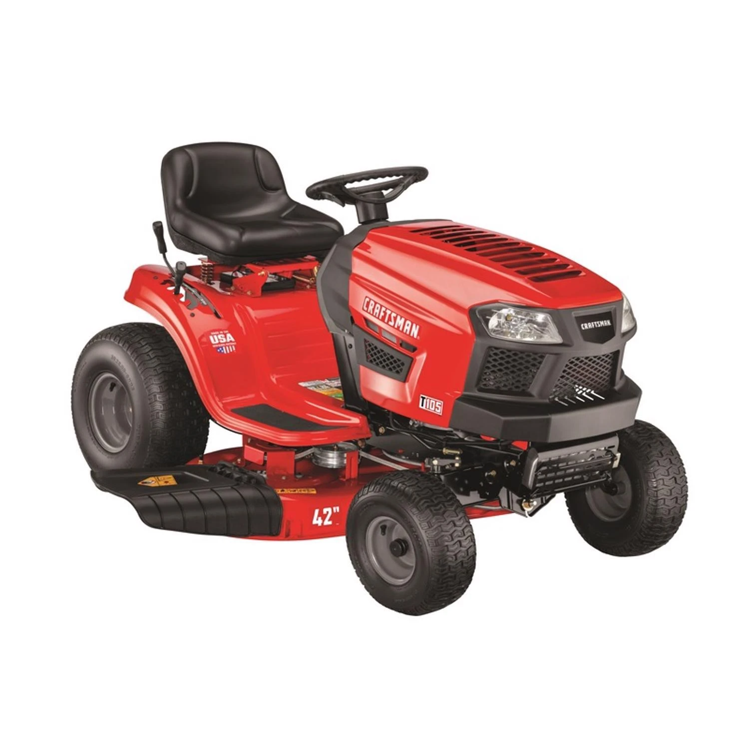 Craftsman 42 In. Gear Gas Riding Mower With 18.5 Hp Engine And 46 In. Deck