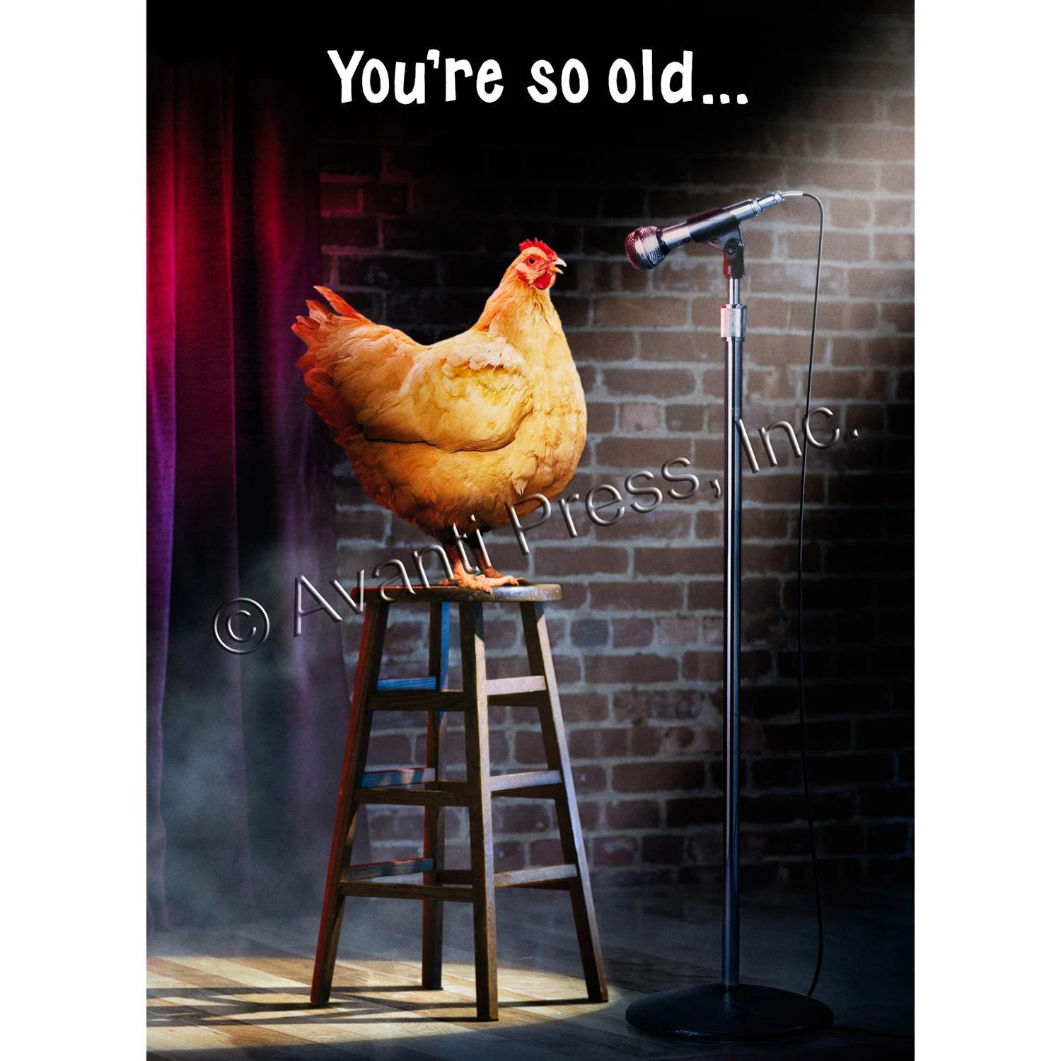 STAGE CHICKEN CARD