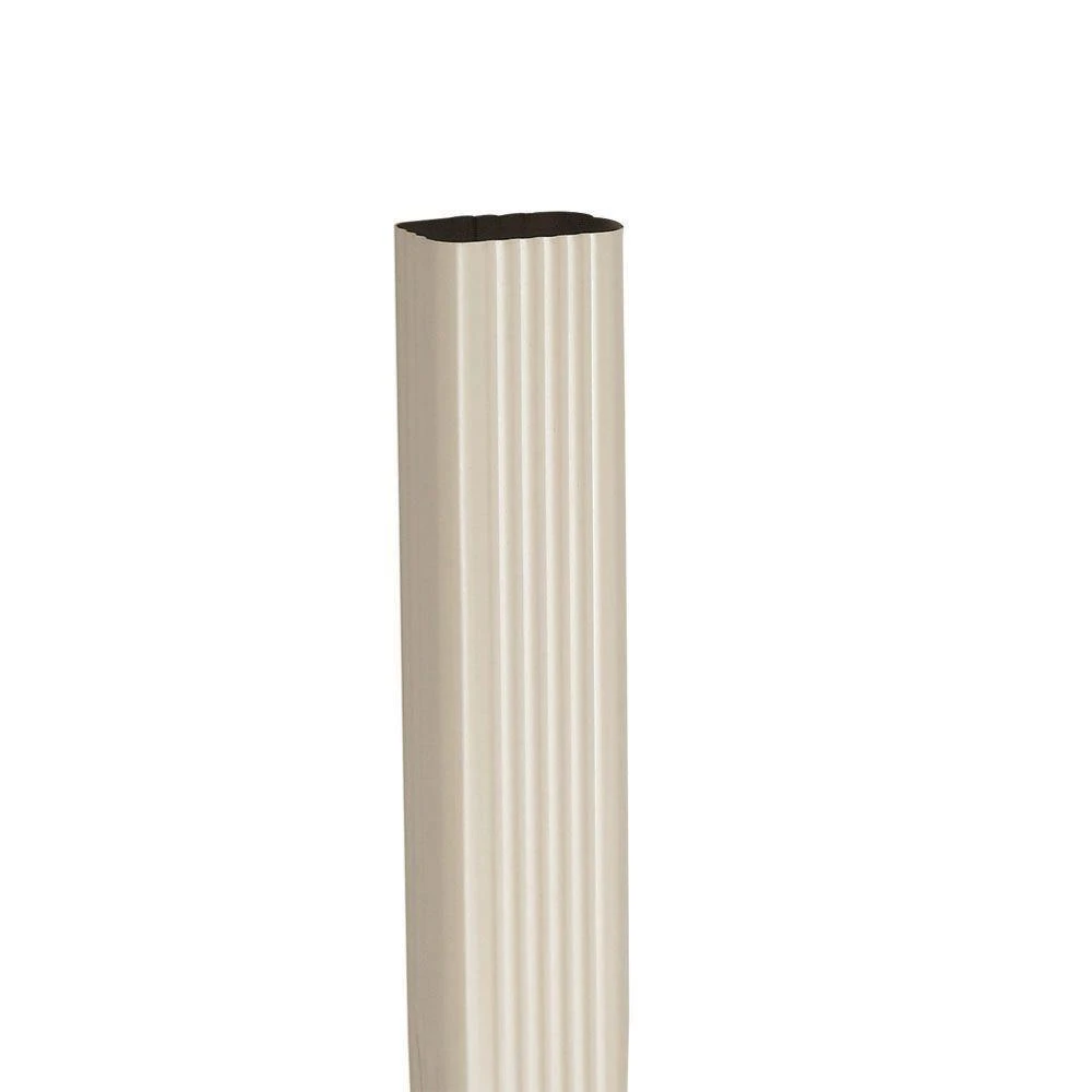 2 Inch X 3 Inch X 10 Feet Clay Aluminum Downspout