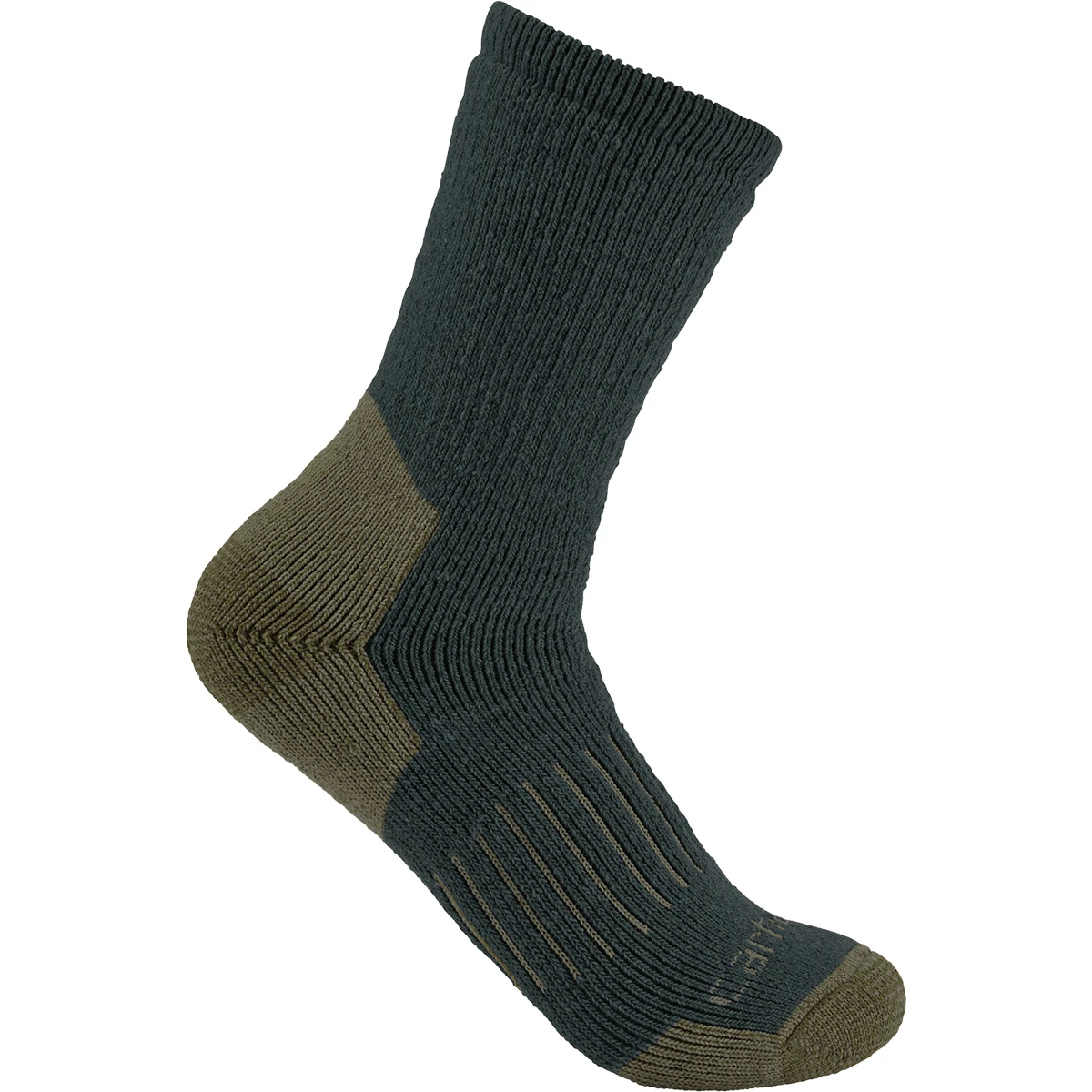 Carhartt Men's Heavyweight Synthetic Wool Blend Crew Sock - Durable And Comfortable