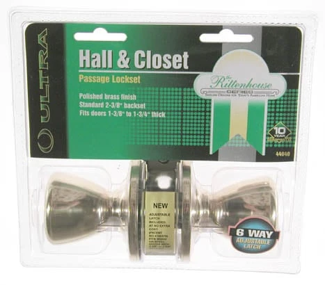 Ultra Antique Brass The Rittenhouse Hall & Closet Lockset Model 44043
