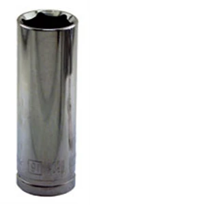 Great Neck Saw 2140 0.38 In. Drive Socket Deep Wall 6 Point 16 Mm