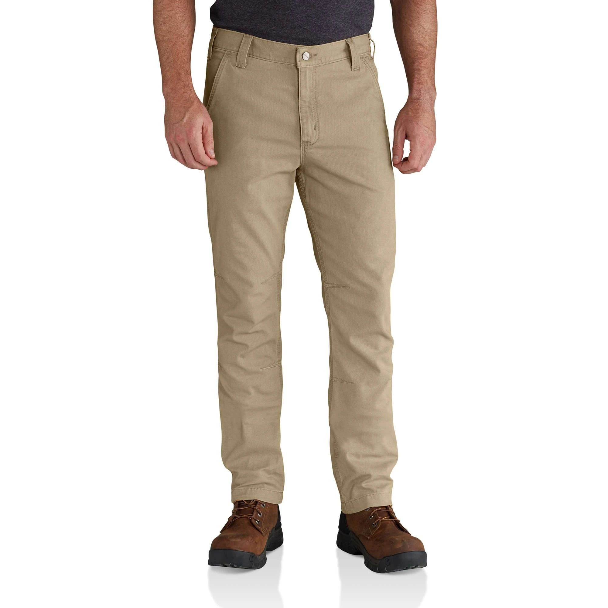 Carhartt Rugged Flex® Straight Fit Canvas 5-pocket Tapered Work Pant W36 Dark Khaki