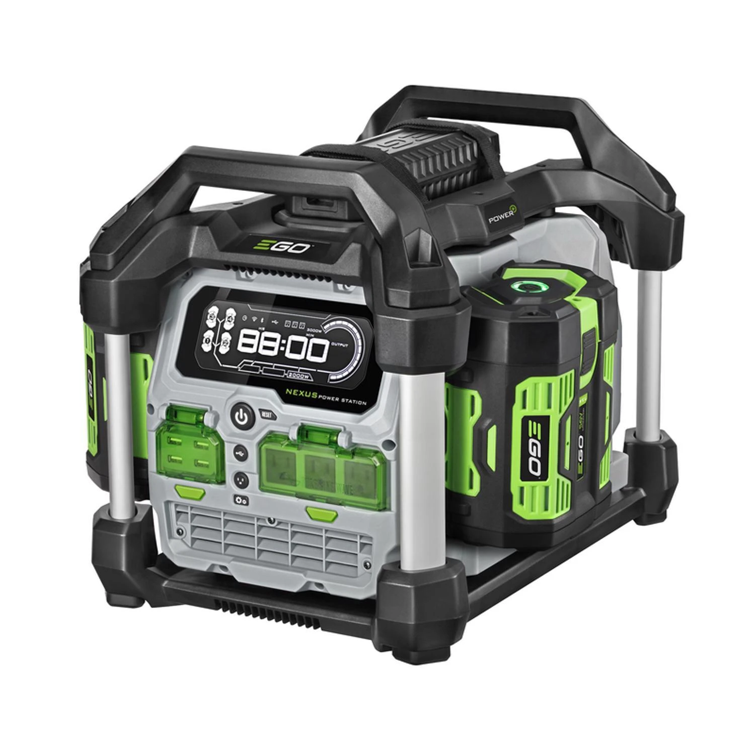 Ego Power+ Nexus 3000 Watt Portable Power Station With 3 Outlets And Batteries