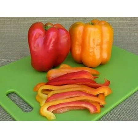 Pepper Sweet Bell Orange & Red Mix Heirloom Certified Organic Seeds