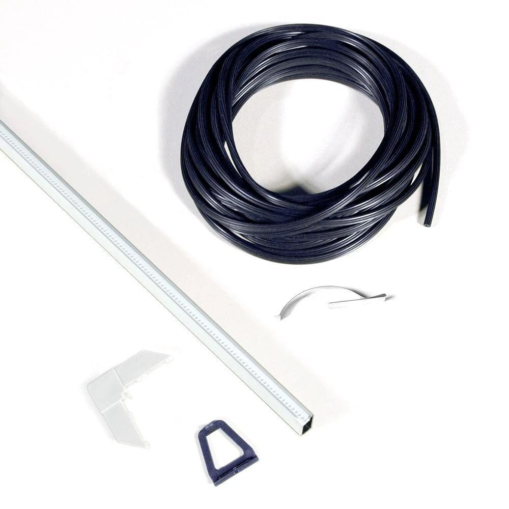 36 Inch X 5/16 Inch X 3/4 Inch White Aluminum Screen Frame Kit