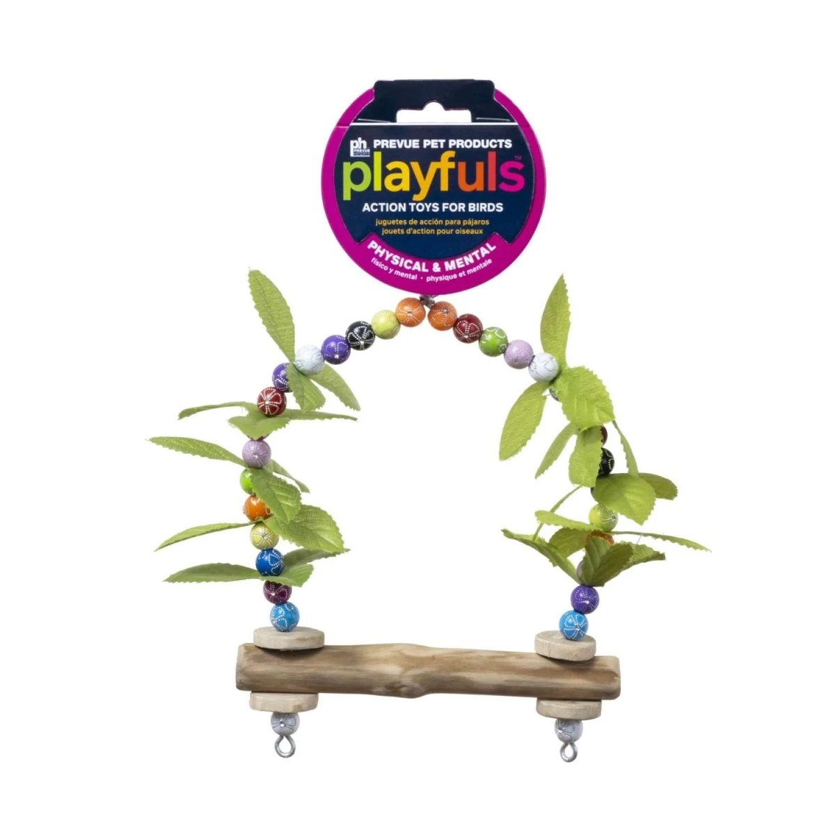 60235 Birds Of Paradise Swing Bird Toy In Multi Color For Parrots And Birds