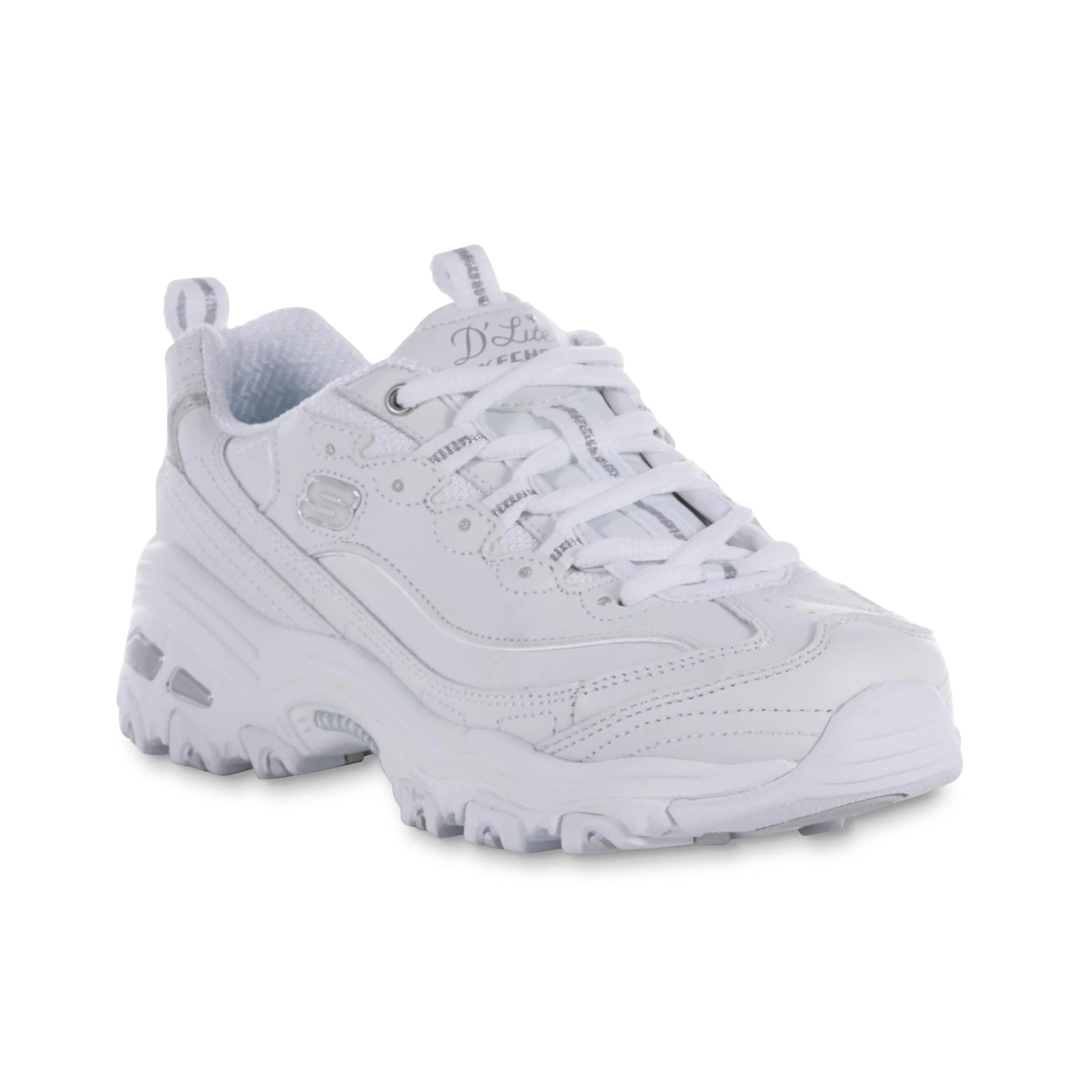 Skechers D'lites Fresh Start Women's Athletic Sneakers, Size 8, White