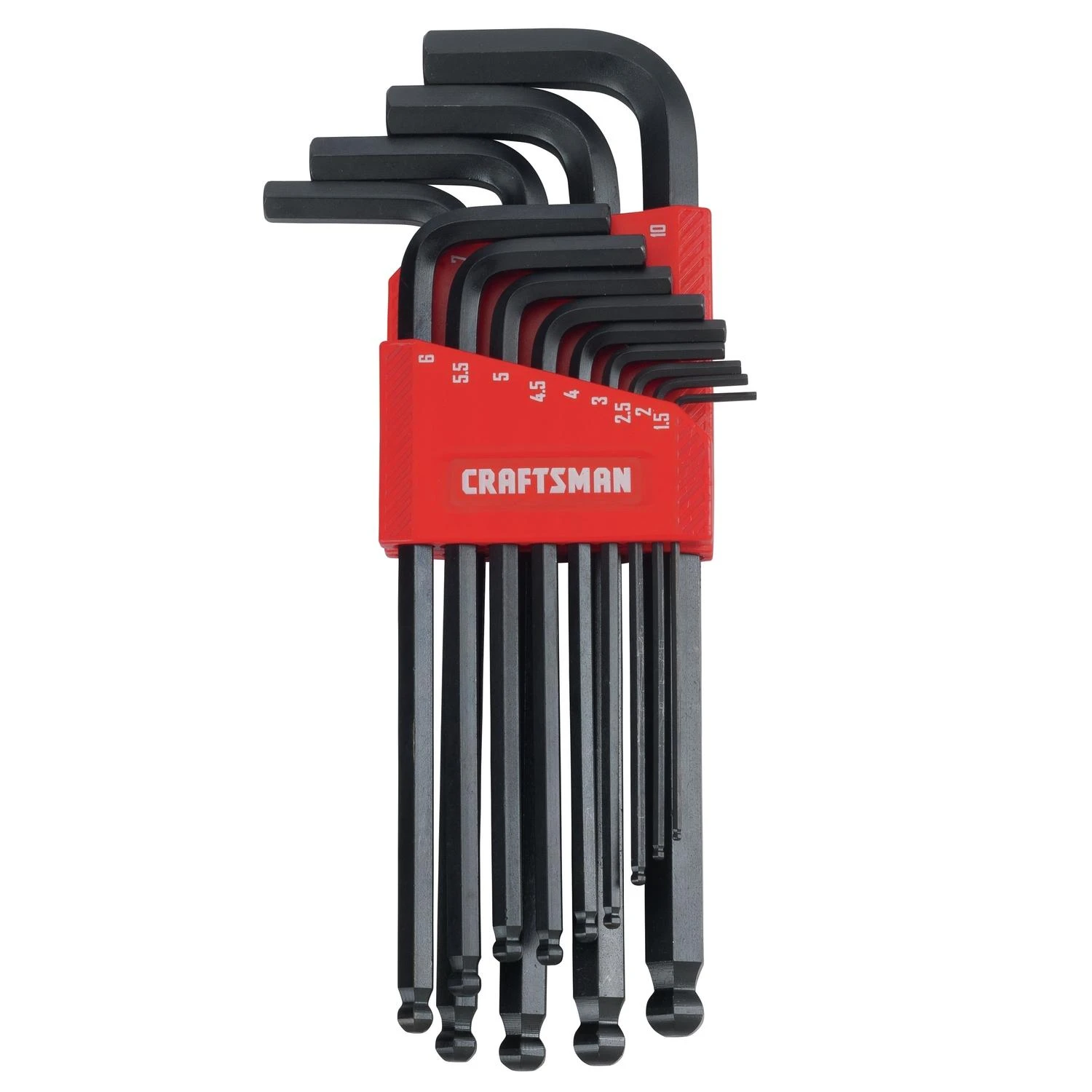 Craftsman 13-piece Metric Long And Short Arm Ball End Hex Key Set 7.8 In.