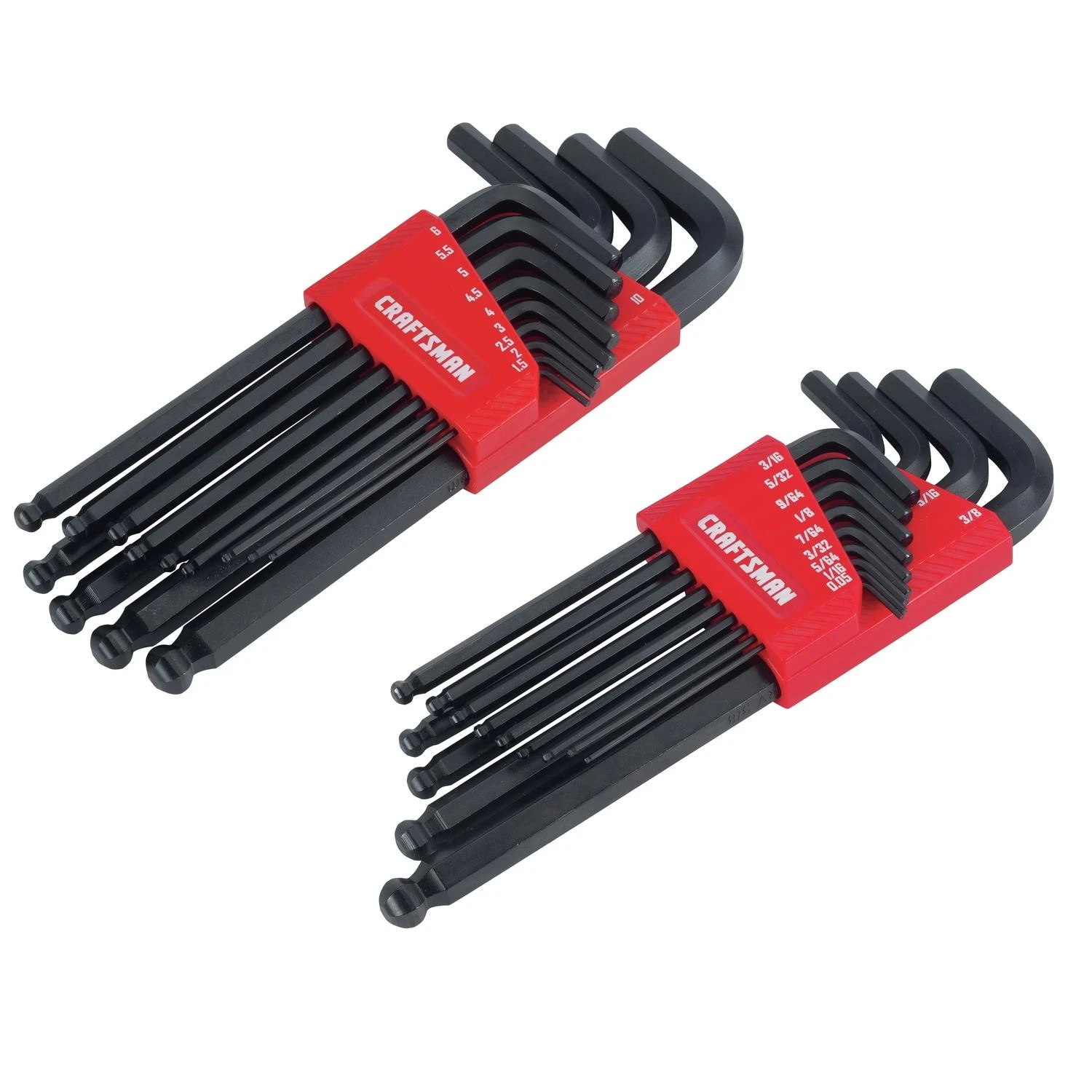 Craftsman 26 Piece Metric And Sae Long And Short Arm Ball End Hex Key Set
