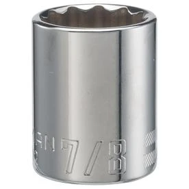 Craftsman Standard 1/2-in Drive 12-point Shallow Socket Sae 7/8-in