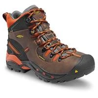 Keen Utility Pittsburgh Waterproof Soft Toe Men's Work Boots, Cascade Brown/bombay Brown, Size 11 D Us
