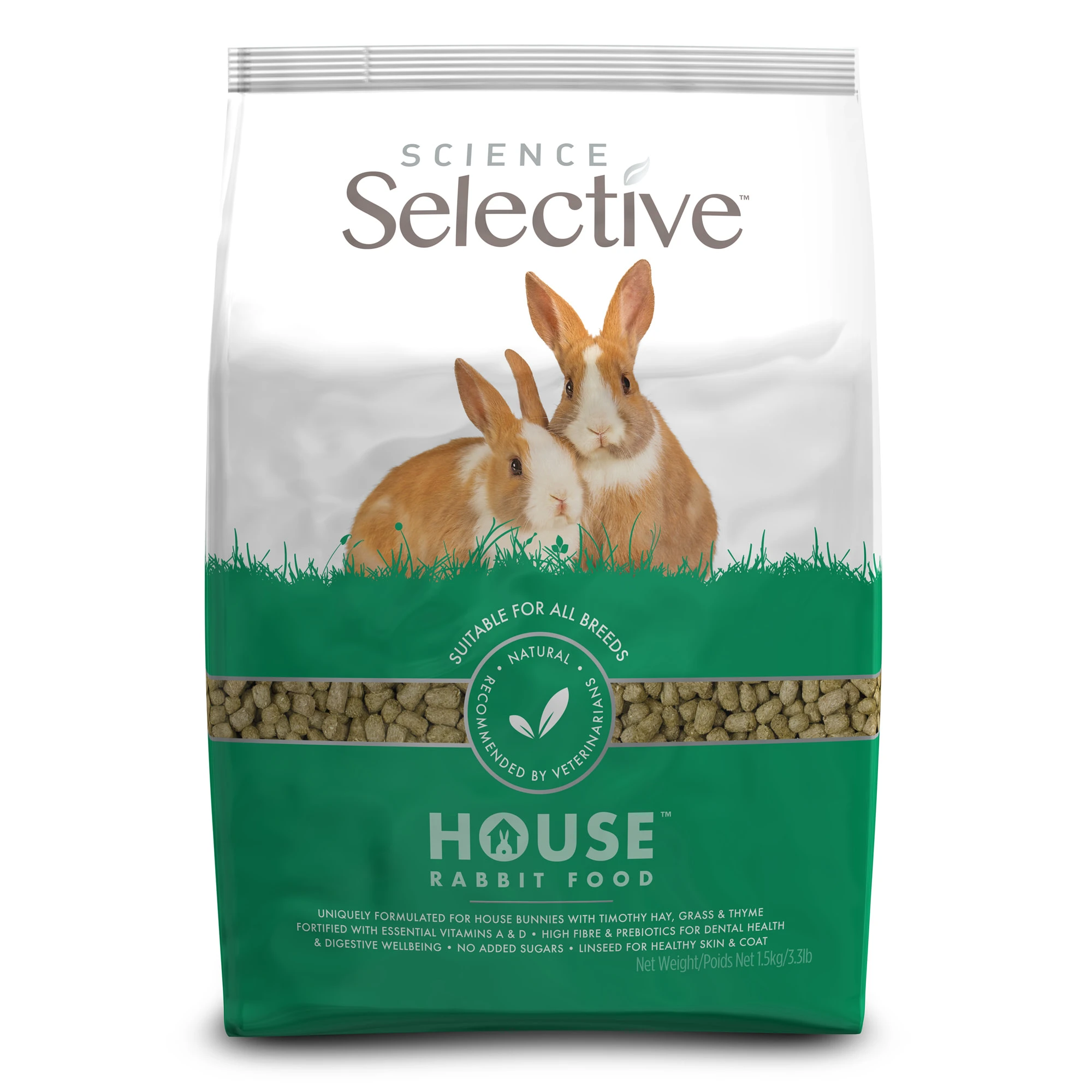 Supreme Science Selective House Rabbit Food, 3.3 Pounds
