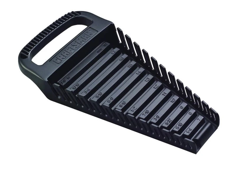 Craftsman 12 Piece Wrench Organizer With Handle For Easy Tool Access