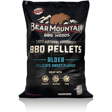 Bear Mountain 20 Lbs. Bbq Hardwood Alder Flavor Pellets For Grills