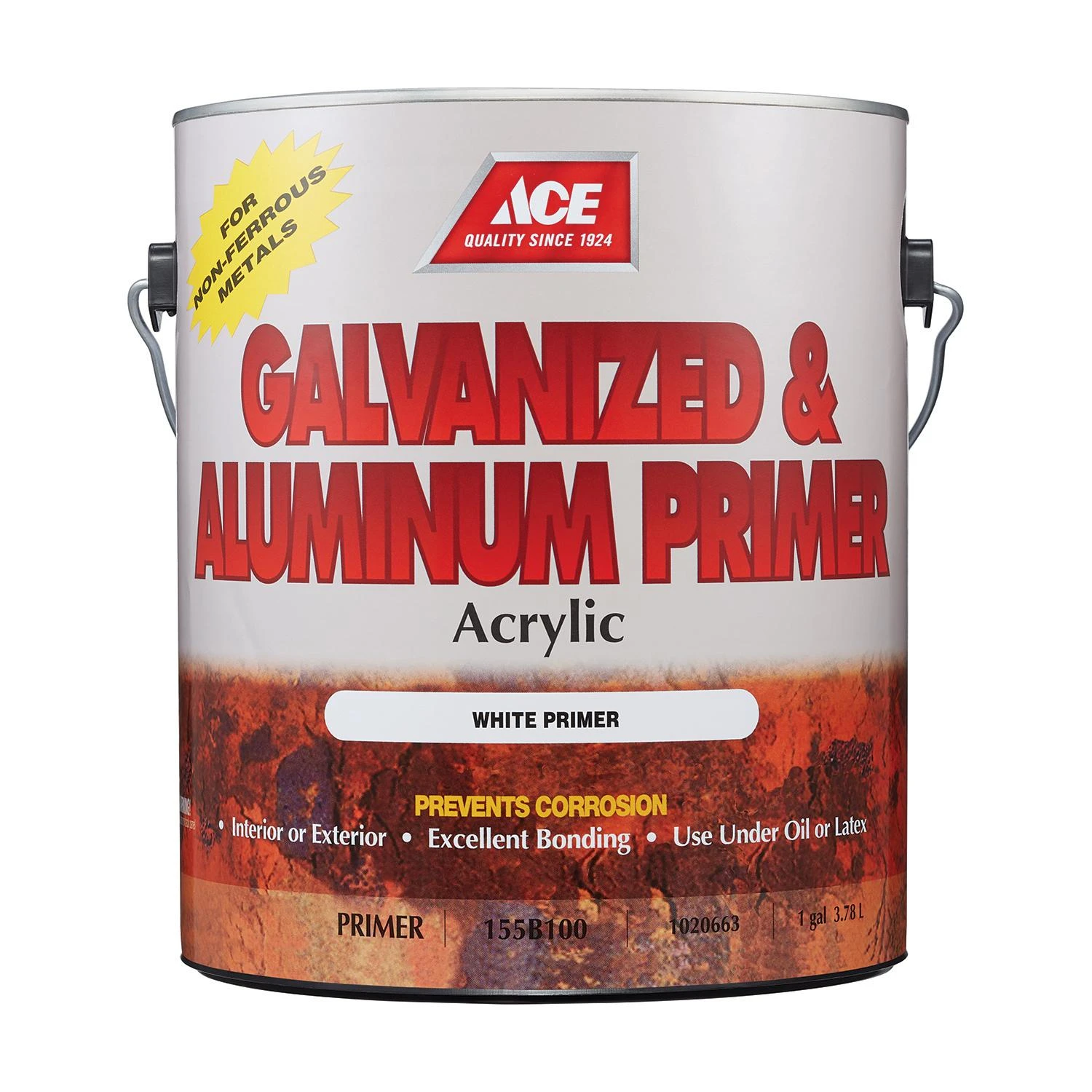 Ace White Acrylic Latex Galvanized & Aluminum Primer 1 Gallon