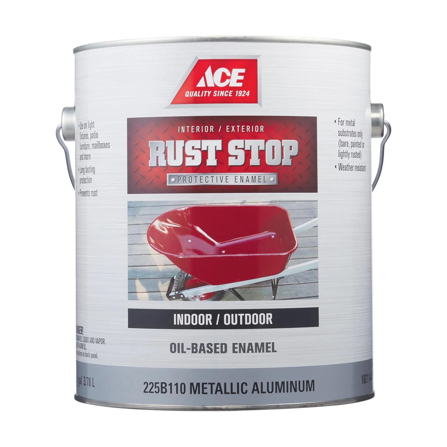 Ace Rust Stop Indoor/outdoor Aluminum Oil-based Enamel Rust Preventative Paint 1 Gallon