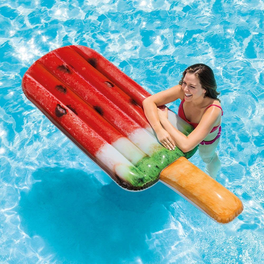Intex Watermelon Popsicle Float Pool Float For Swimming Pools, Red