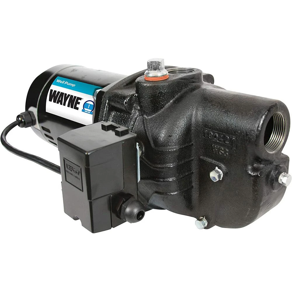 Wayne 1 Hp Cast Iron Shallow Well Jet Pump 1084 Gph Dual Voltage