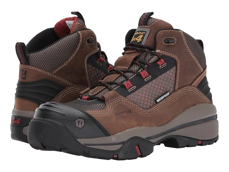 Men's Carolina Ca4551 5" Waterproof Carbon Composite Toe 4x4 Hiker Work Boots