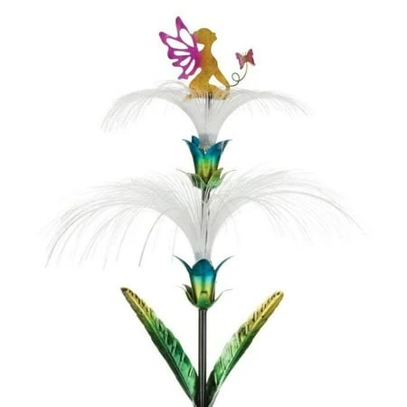 Fountain Solar Stake - Fairy Garden Decoration With Led Light