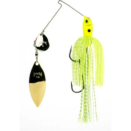 Strike King Premier Plus Colorado Willow Blades Spinnerbait 3/8 Ounce Super Chartreuse