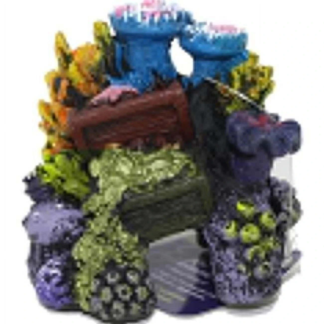 Blue Ribbon Pet Products Ee-1907 Exotic Environments Lost Treasure Reef 3 X 2.5 X 2.75 In.