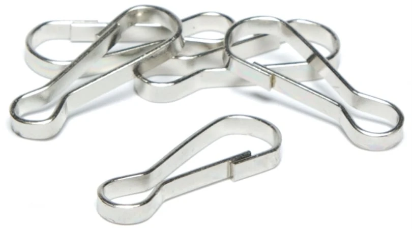 Cousin Jewelry Basics Silver Lanyard Hooks 50-piece Metal Findings