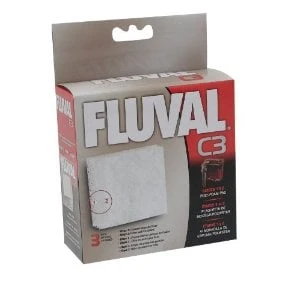 RC Hagen 14009 Fluval C3 Poly Foam Pad 3-pack