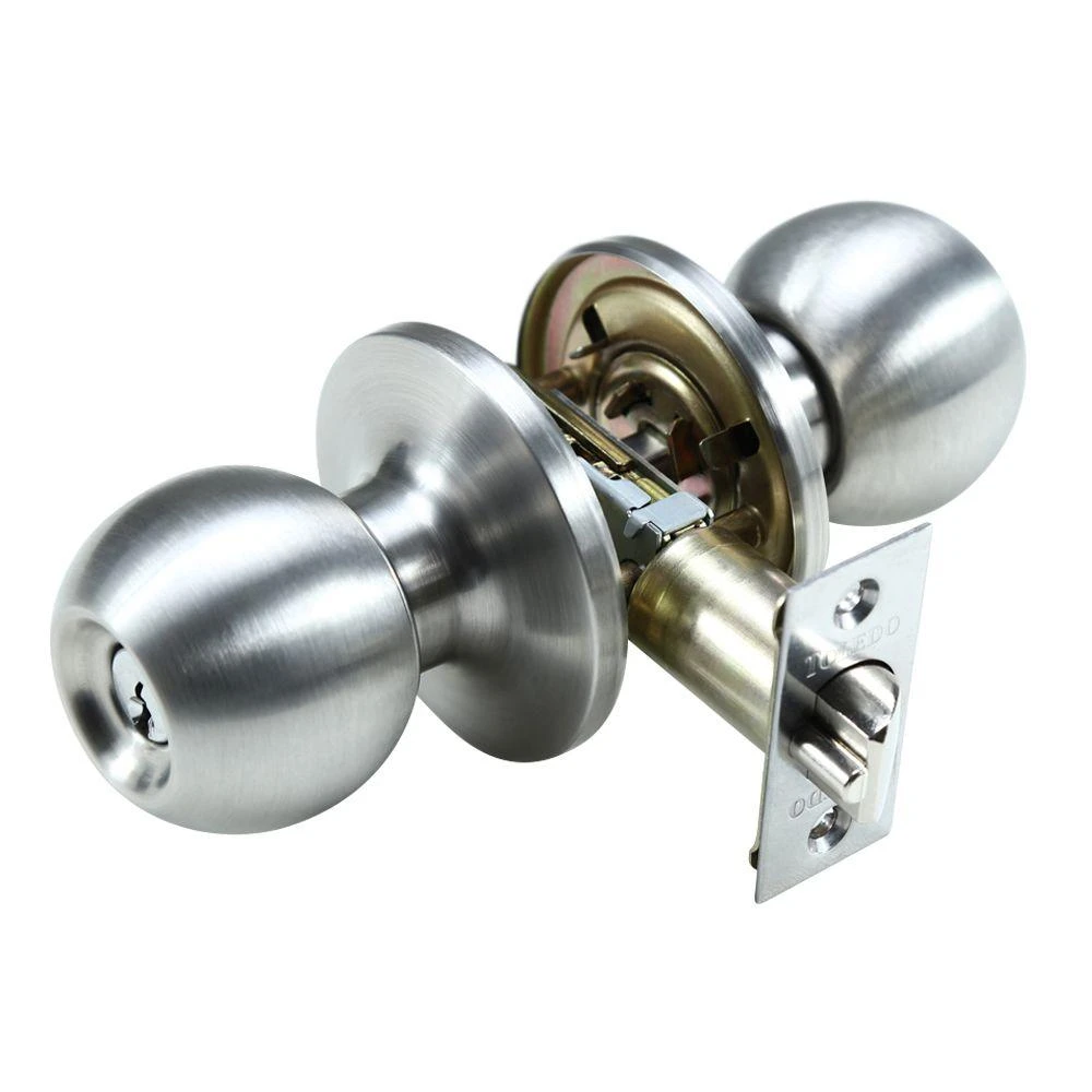 Ávila Keyed Doorknob Finish: Satin Stainless Steel