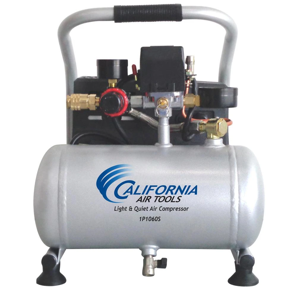 California Air Tools 1.0 Gal. Light And Quiet Steel Tank Electric Portable Air Compressor