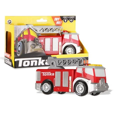 Tonka Mighty Force Lights And Sounds Fire Truck Red With Realistic Features