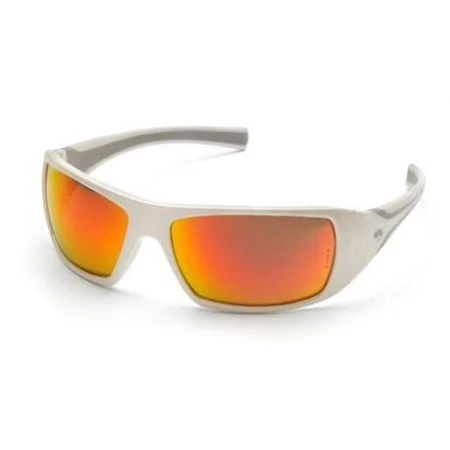 White Frame/Sky Red Mirror Lens