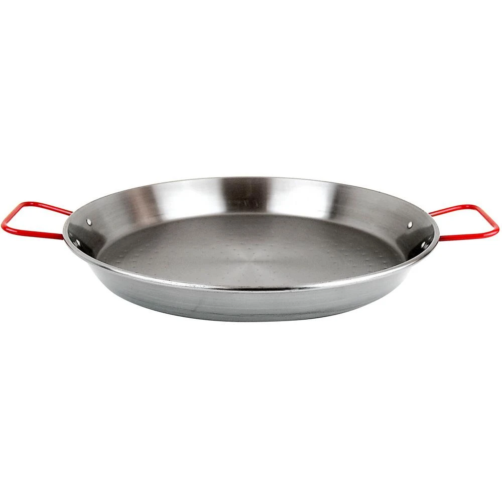 Magefesa 24 In. Carbon Steel Pizza And Paella Pan