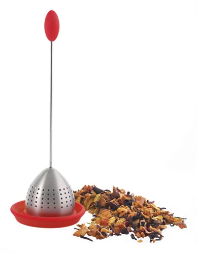 Grosche Tulip Tea Infuser In Red - One Size